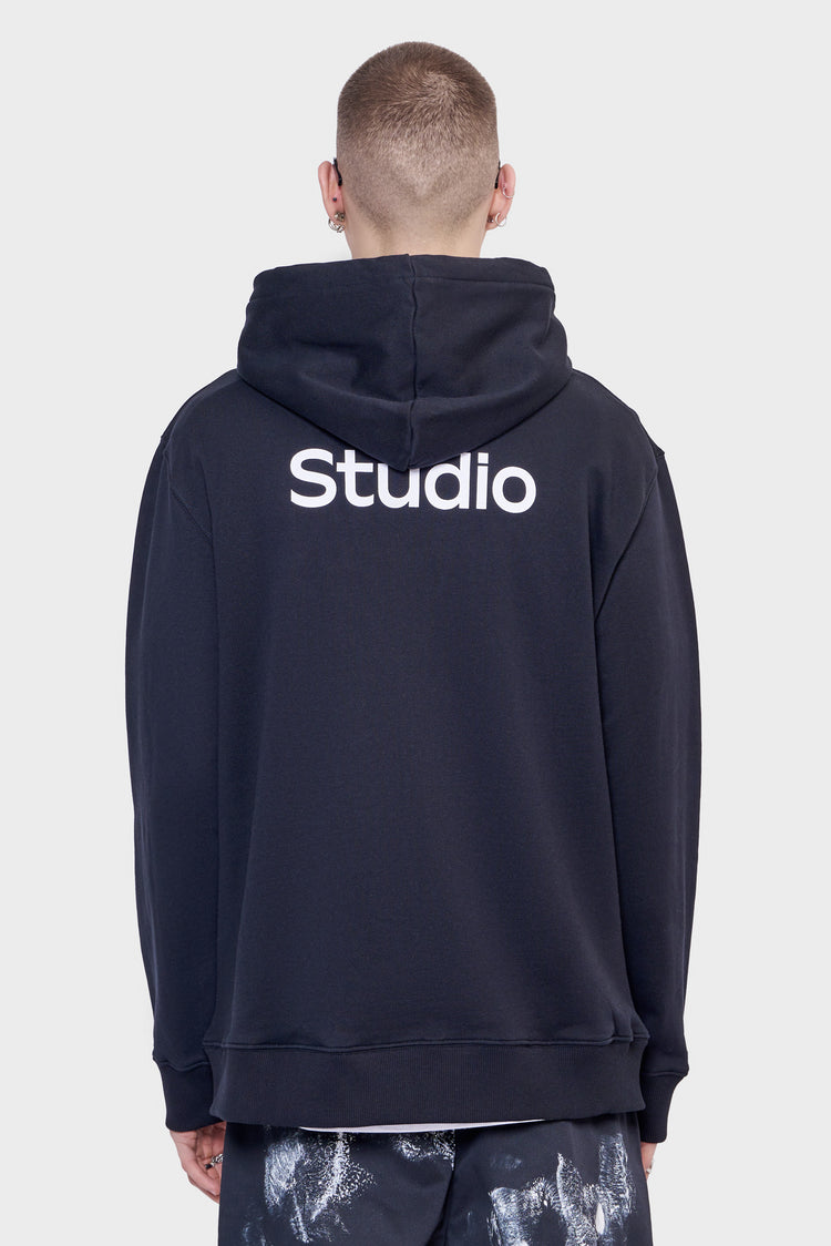 meskie#@Bluza REGULAR HOODIE ETUDES czarna