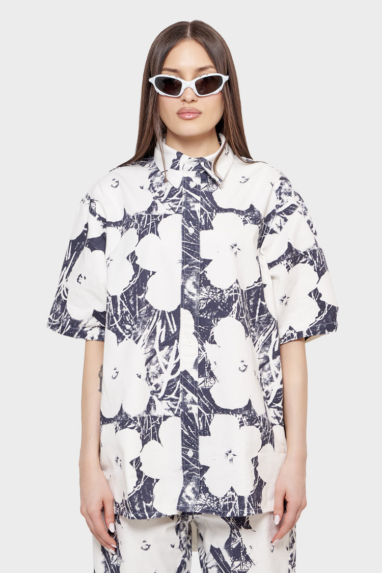 damskie#@Koszula ANDY WARHOL DENIM SHIRT biała
