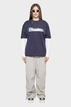 Koszulka RELAX TEE ETUDES BLUR granatowa