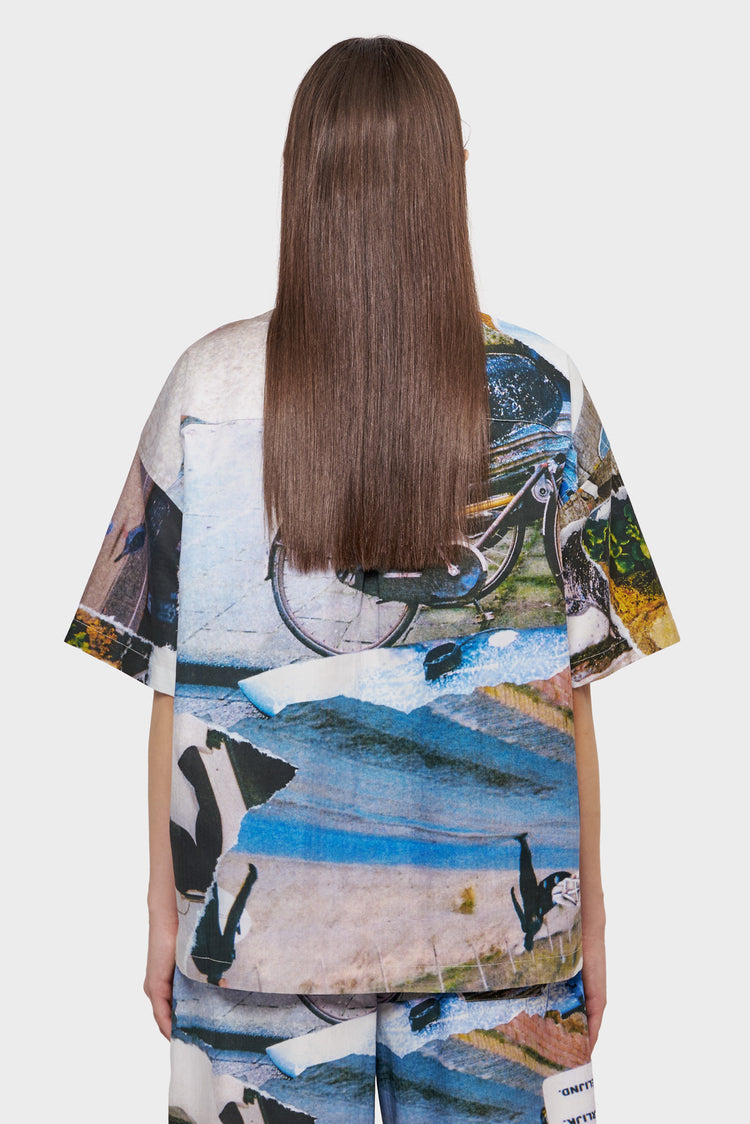 damskie#@Koszula WIJK SHIRT MEMORY lane print