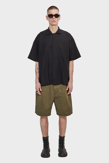 meskie#@Koszula WIJK SHIRT COOL WOOL czarna
