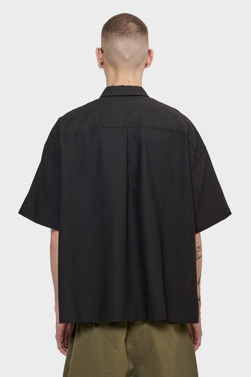 meskie#@Koszula WIJK SHIRT COOL WOOL czarna