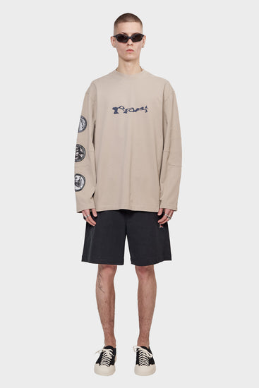 meskie#@Longsleeve DIVISION beżowy