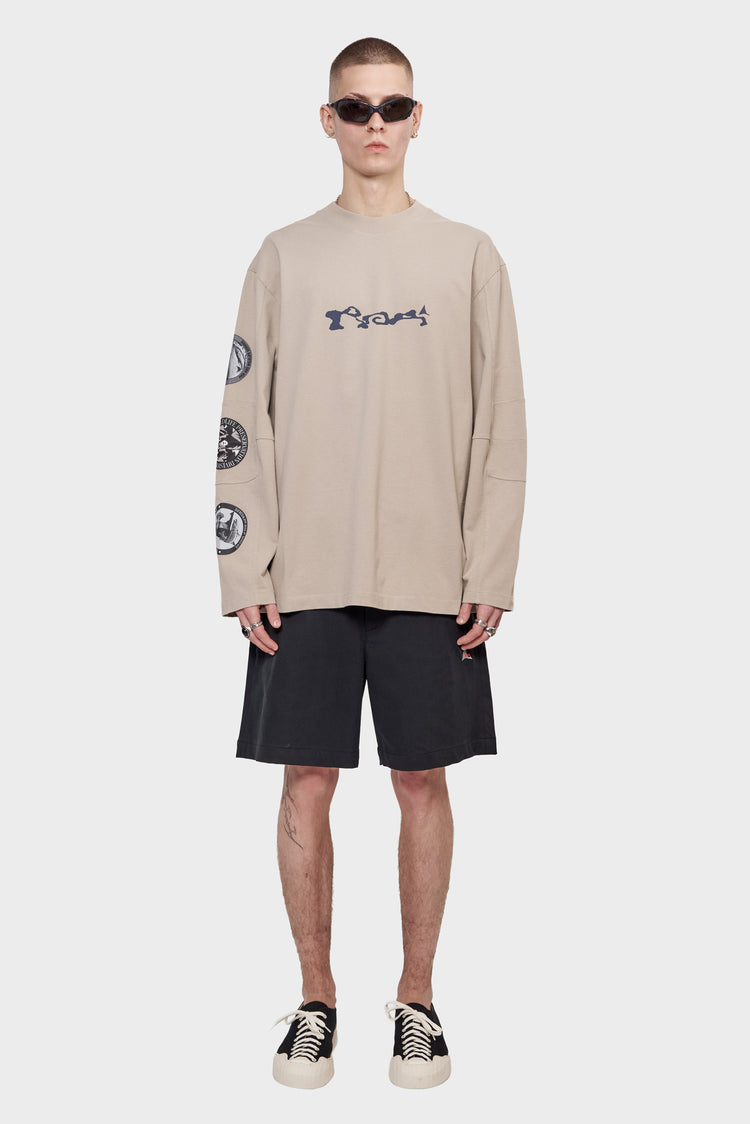 meskie#@Longsleeve DIVISION beżowy