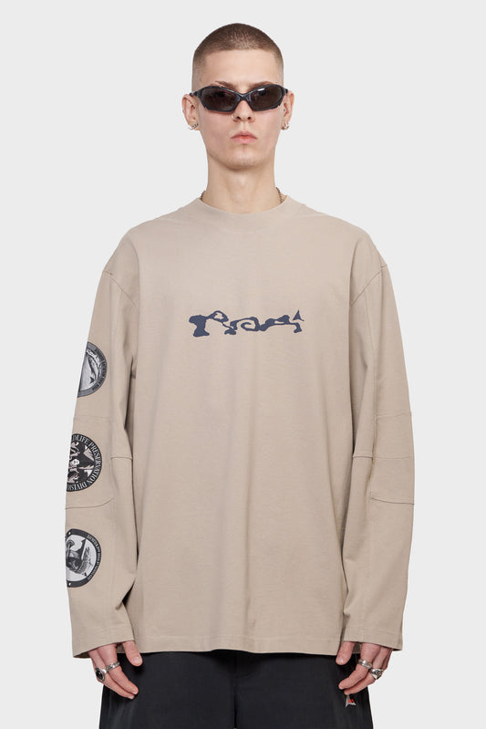meskie#@Longsleeve DIVISION beżowy