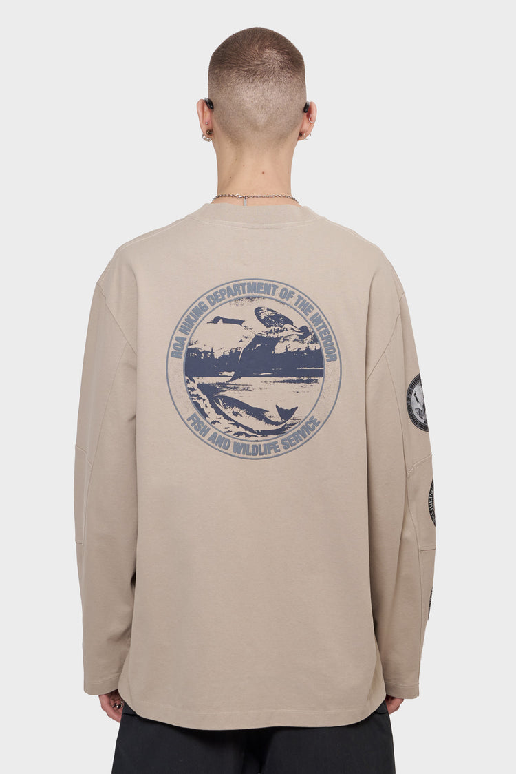 meskie#@Longsleeve DIVISION beżowy