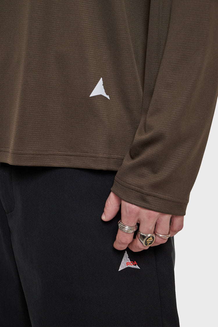 Longsleeve FIREFLIES brązowy