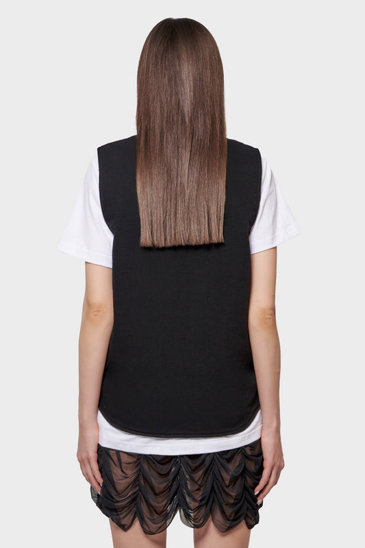 damskie#@Kamizelka CLASSIC VEST czarna