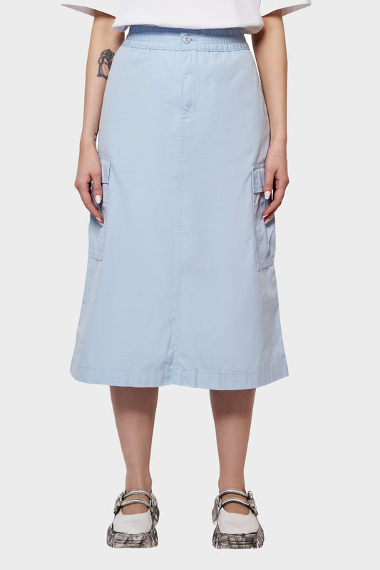 W' JET CARGO skirt light blue