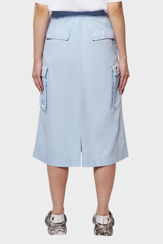 W' JET CARGO skirt light blue