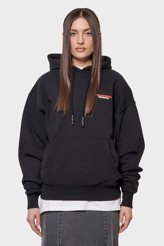 damskie#@Bluza RATED HOODIE czarna