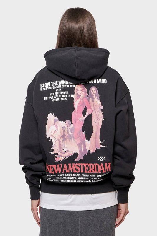 damskie#@Bluza RATED HOODIE czarna