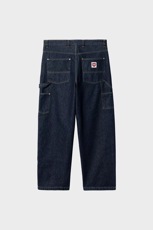 Spodnie NASH DOUBLE KNEE niebieskie