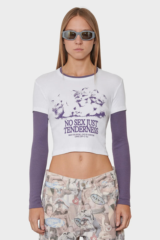 T-shirt KITTEN CRUSH white