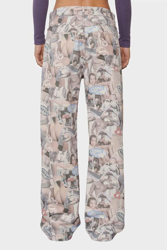 Pants AEROBIC D**K ENERGY multicolor