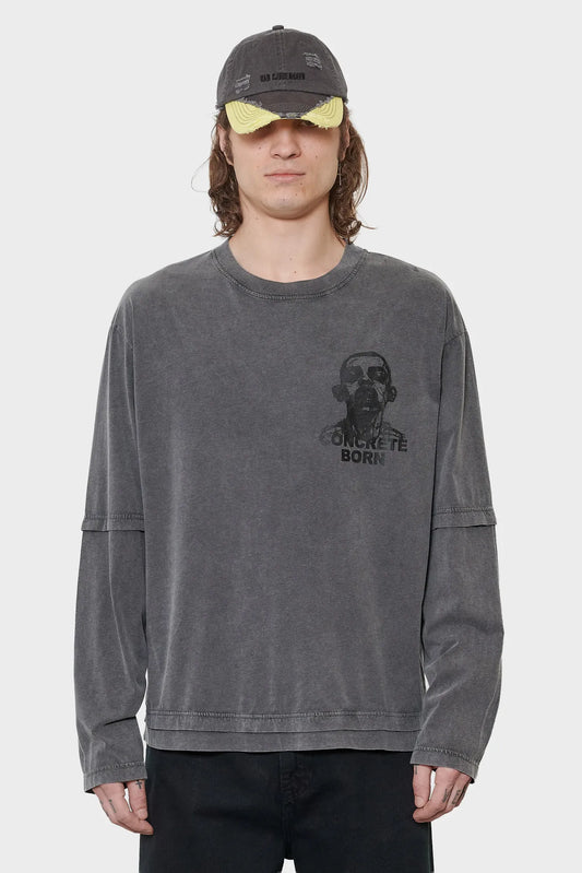Longsleeve CONCRETE BOY ciemnoszary