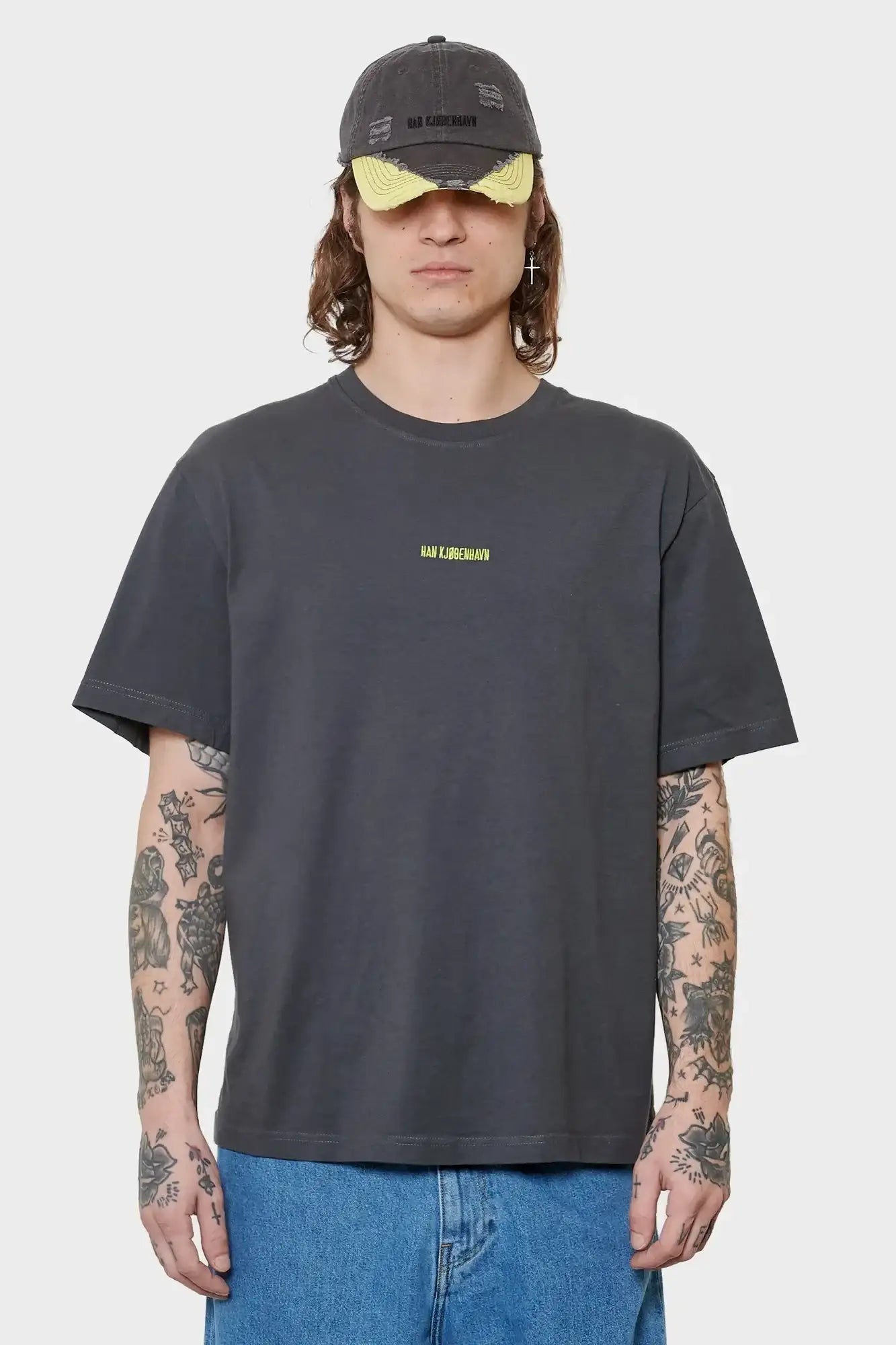T-shirt DAILY OVERSIZED dark gray