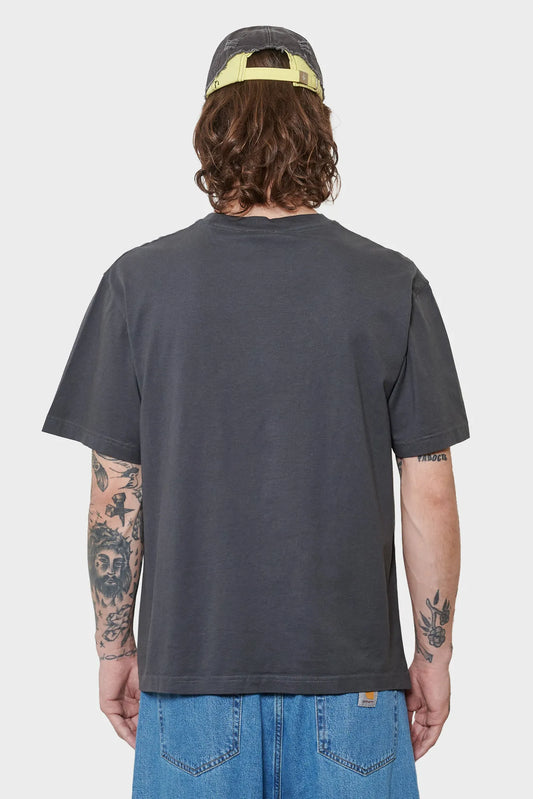 Koszulka DAILY OVERSIZED ciemnoszara