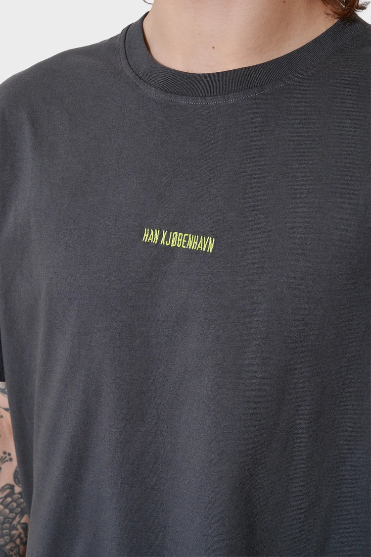 Koszulka DAILY OVERSIZED ciemnoszara