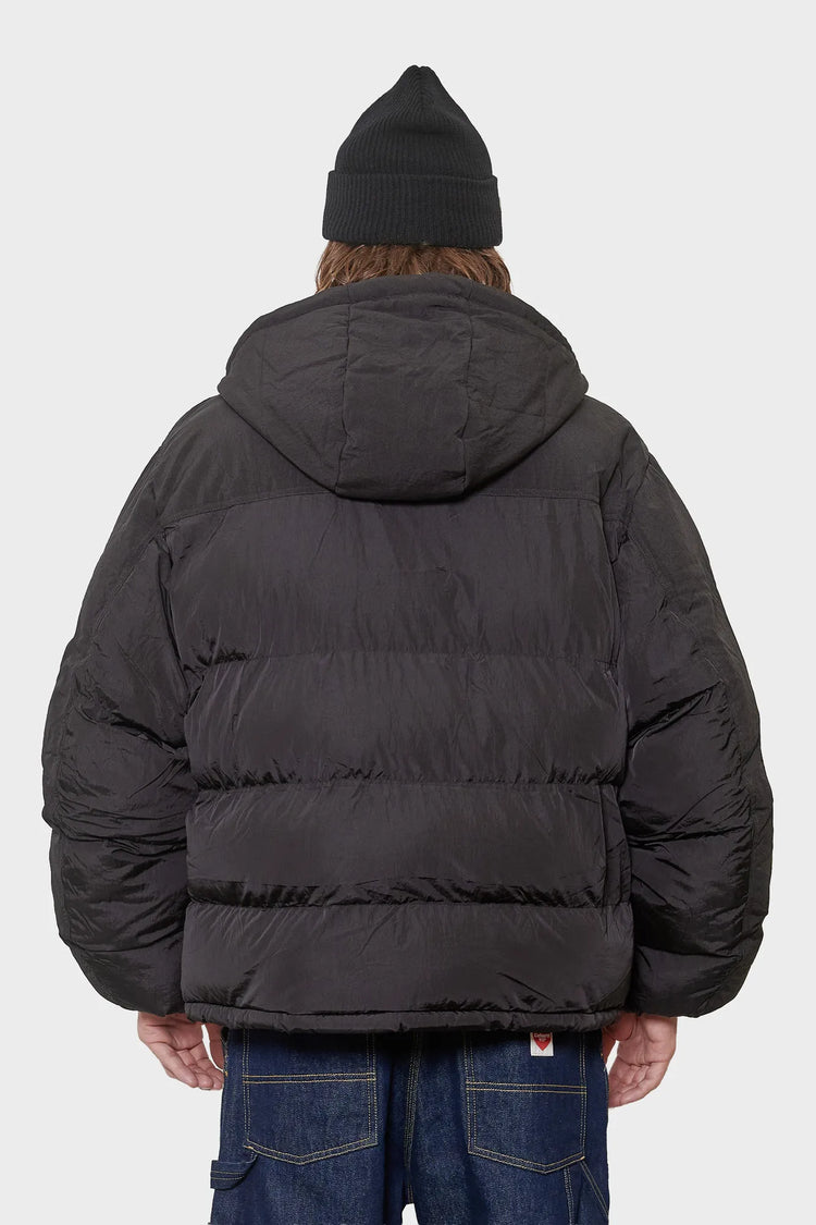 Kurtka HOODED PUFFER JACKET czarna