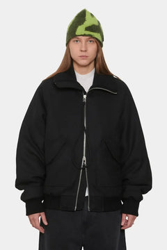 Kurtka WOOL BOMBER czarna