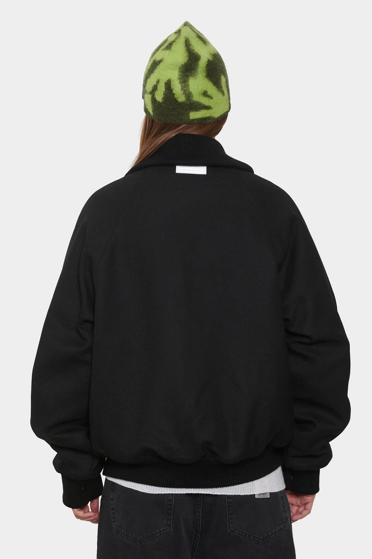 damskie#@Kurtka WOOL BOMBER czarna