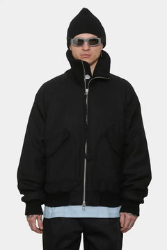 Kurtka WOOL BOMBER czarna