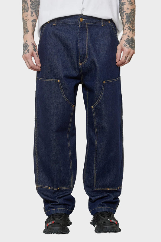 Spodnie NASH DOUBLE KNEE niebieskie