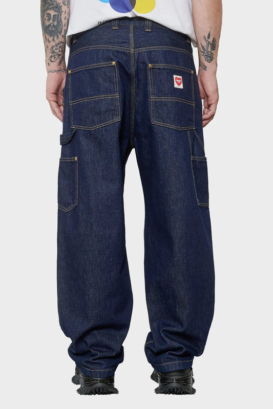 Spodnie NASH DOUBLE KNEE niebieskie