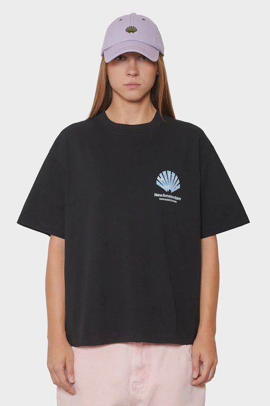 damskie#@Koszulka LINE UP TEE czarna