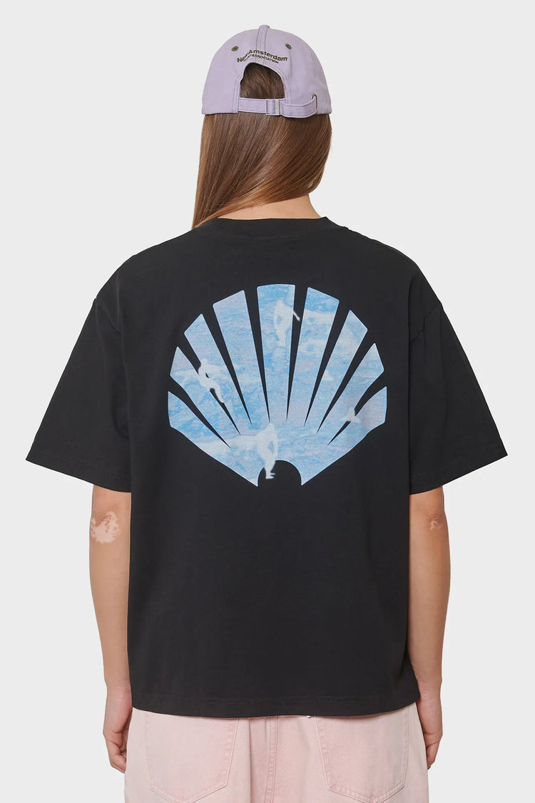 damskie#@Koszulka LINE UP TEE czarna