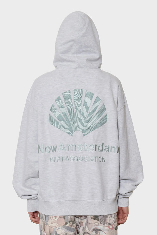 damskie#@Bluza LOGO HOODIE popielaty