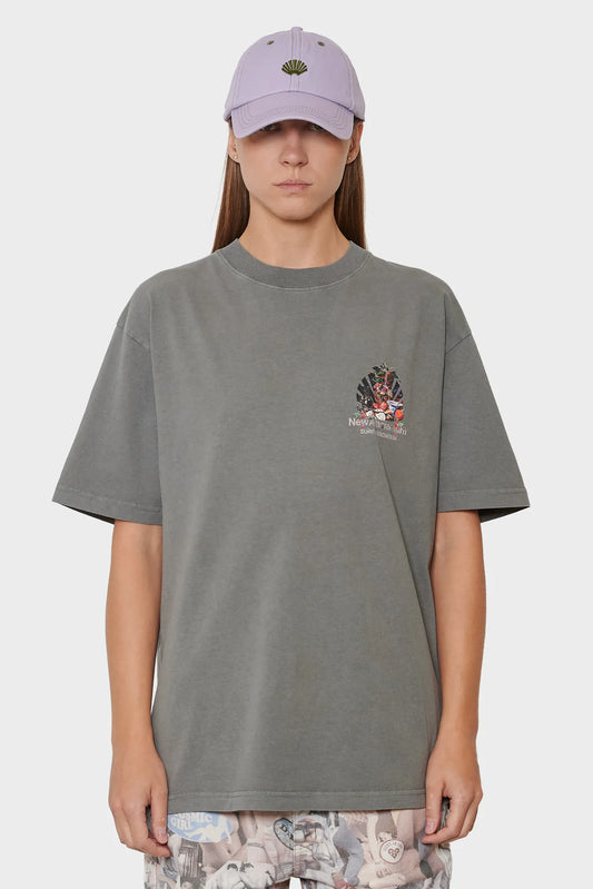 damskie#@Koszulka BUFFET TEE zielona