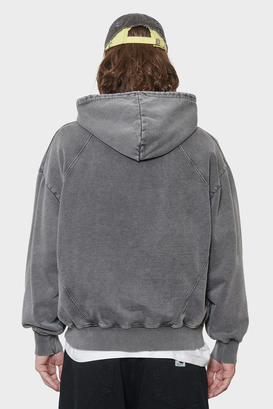 Bluza LOGO OVERSIZED HOODIE ciemnoszara