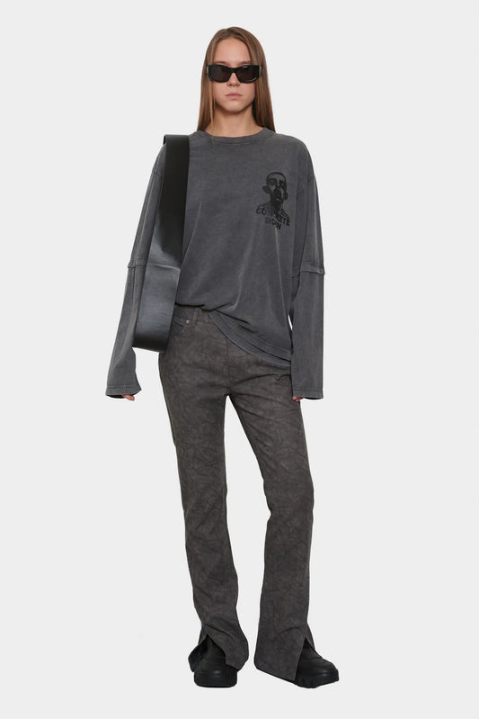 damskie#@Longsleeve CONCRETE BOY ciemnoszary