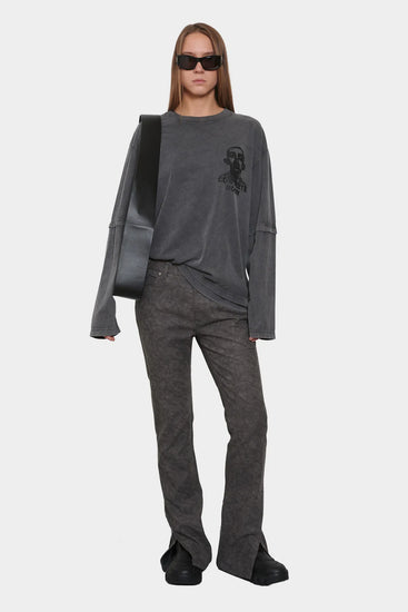 damskie#@Longsleeve CONCRETE BOY ciemnoszary