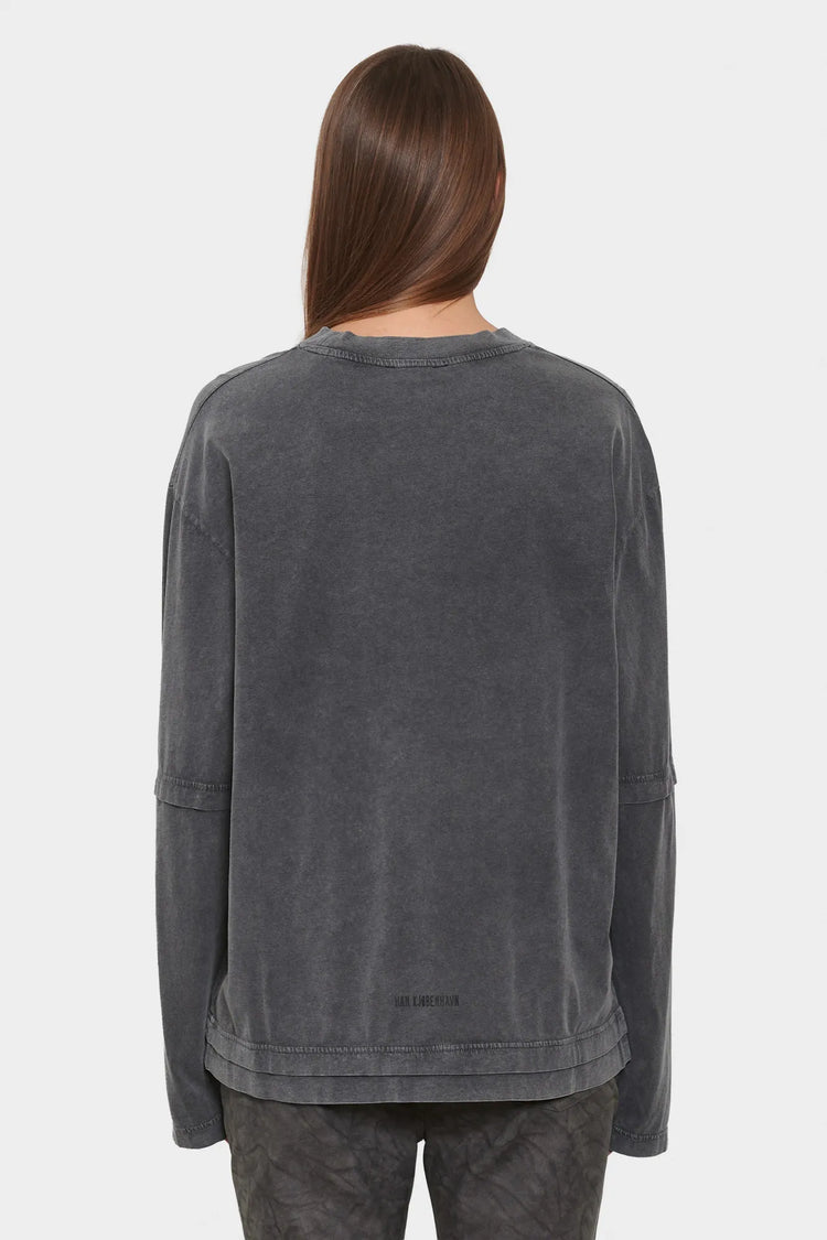 meskie#@Longsleeve CONCRETE BOY ciemnoszary