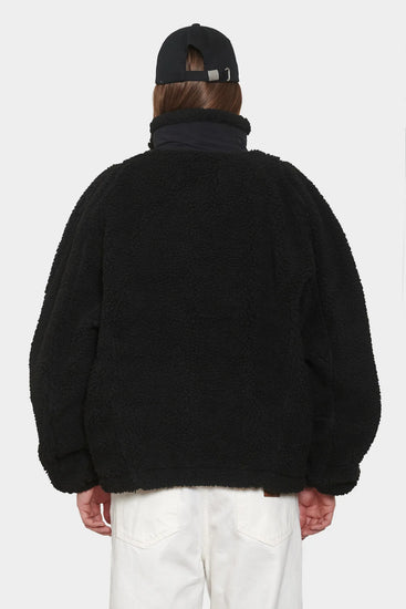 damskie#@Kurtka FLEECE JACKET AW25 czarna