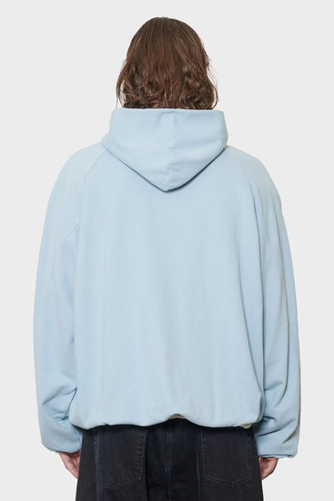 meskie#@Bluza INFLATABLE HOODIE niebieska