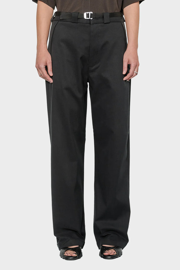 damskie#@Spodnie BUCKLE CHINO czarne