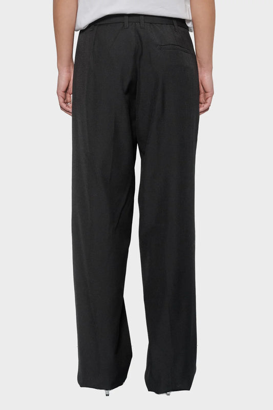 damskie#@Spodnie LOOSE SUIT PANT czarne