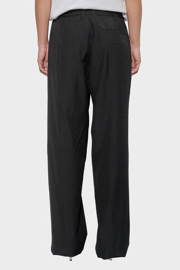 damskie#@Spodnie LOOSE SUIT PANT czarne
