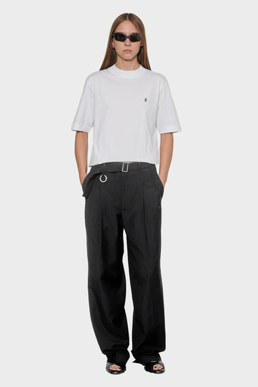 damskie#@Spodnie LOOSE SUIT PANT czarne