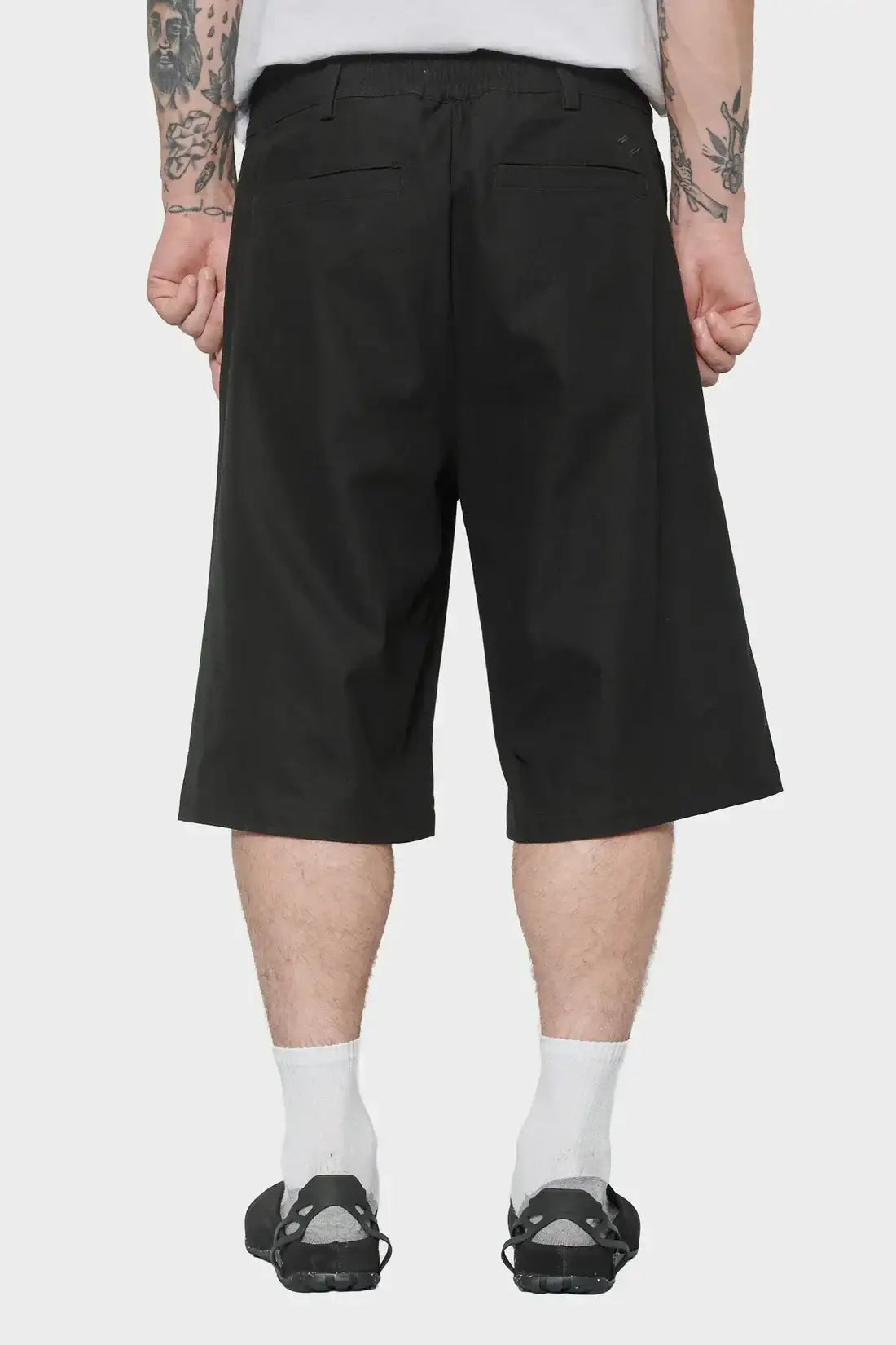 meskie#@Szorty WIDE-LEG SHORTS czarne
