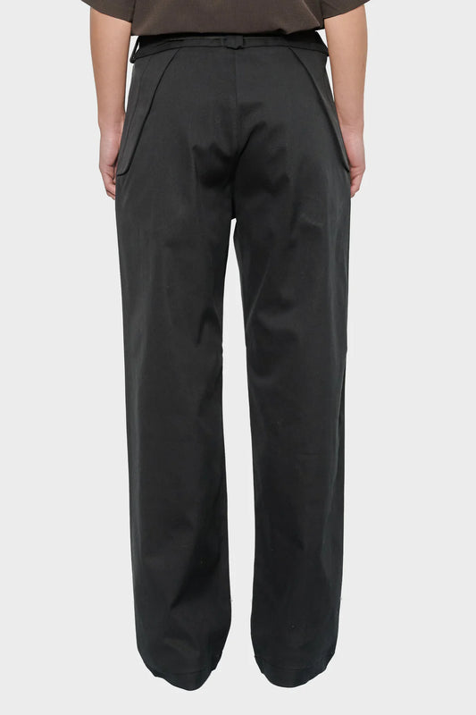 damskie#@Spodnie BUCKLE CHINO czarne